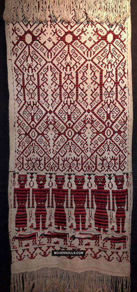 1795 Antique Pua Pilih Dayak Textile-WOVENSOULS Antique Textiles & Art Gallery