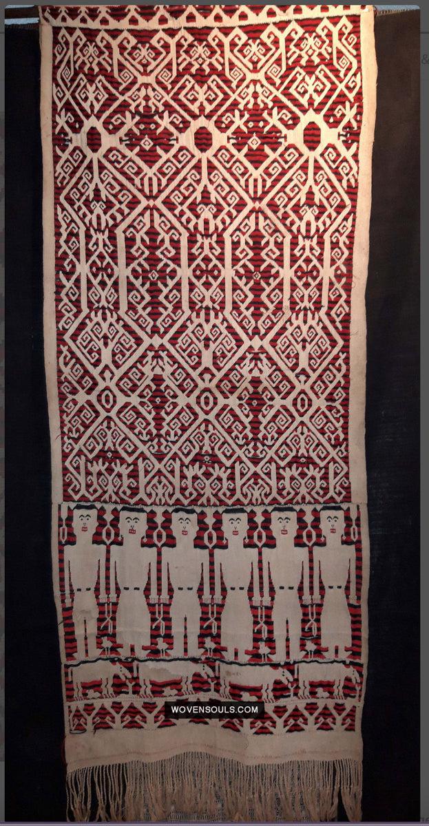 1795 Antique Pua Pilih Dayak Textile-WOVENSOULS Antique Textiles &amp; Art Gallery