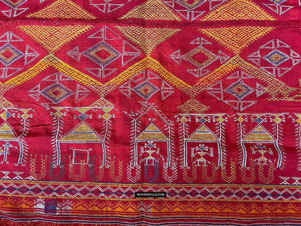 1796 Vintage Shekhawati Bishnoi Rajasthani Wedding Shawl Odhana