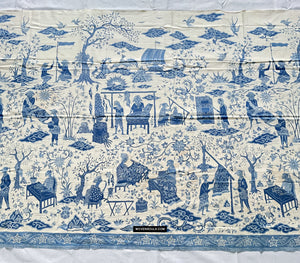 1807 Vintage Wayang Batik sobre Batik Art & Craft