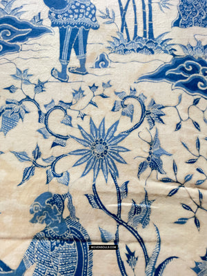 1807 Vintage Wayang Batik sur Batik Art & Craft