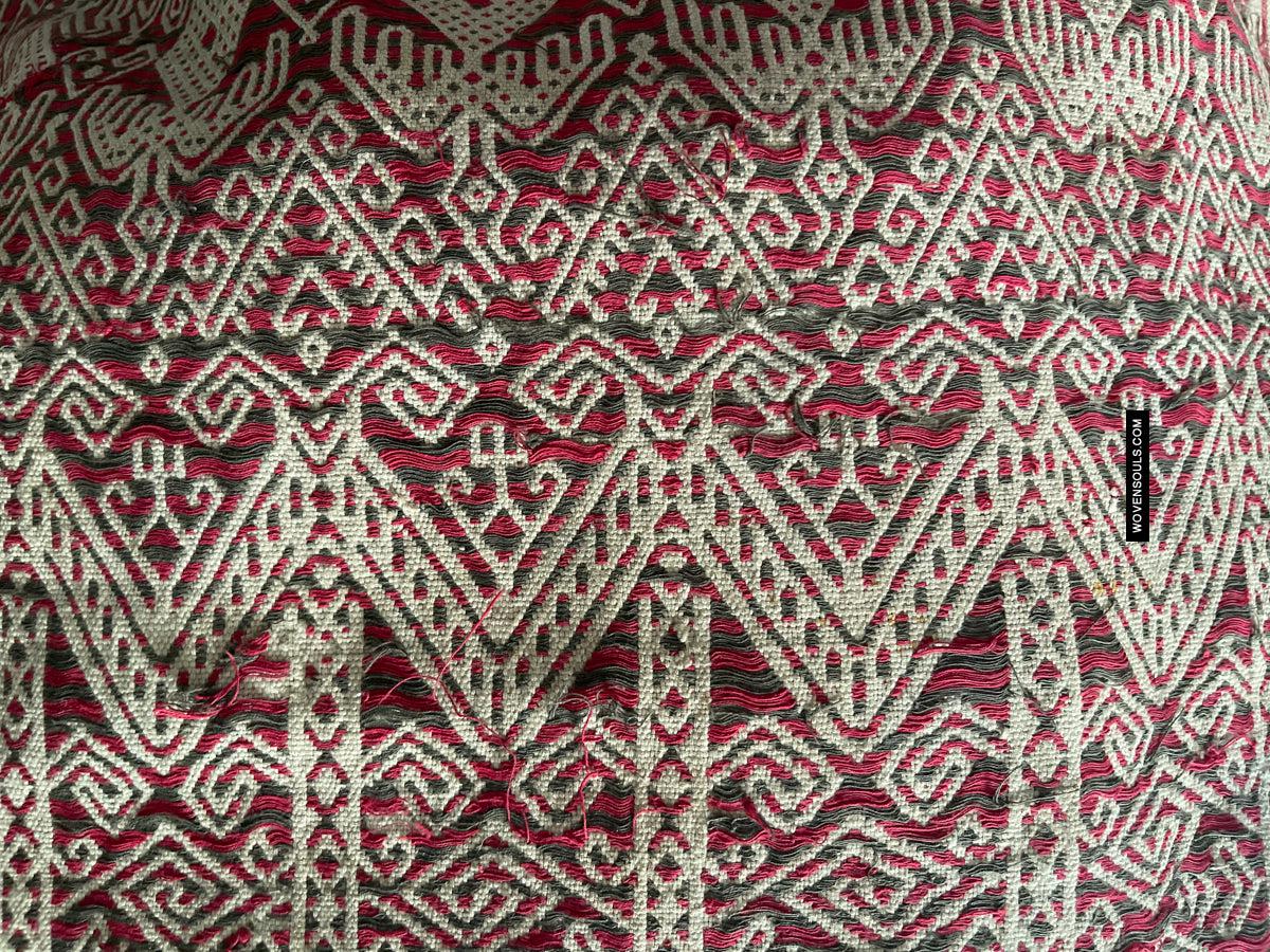 1810 Antique Dayak Pua Pilih Kantuk Textile Borneo-WOVENSOULS Antique Textiles &amp; Art Gallery