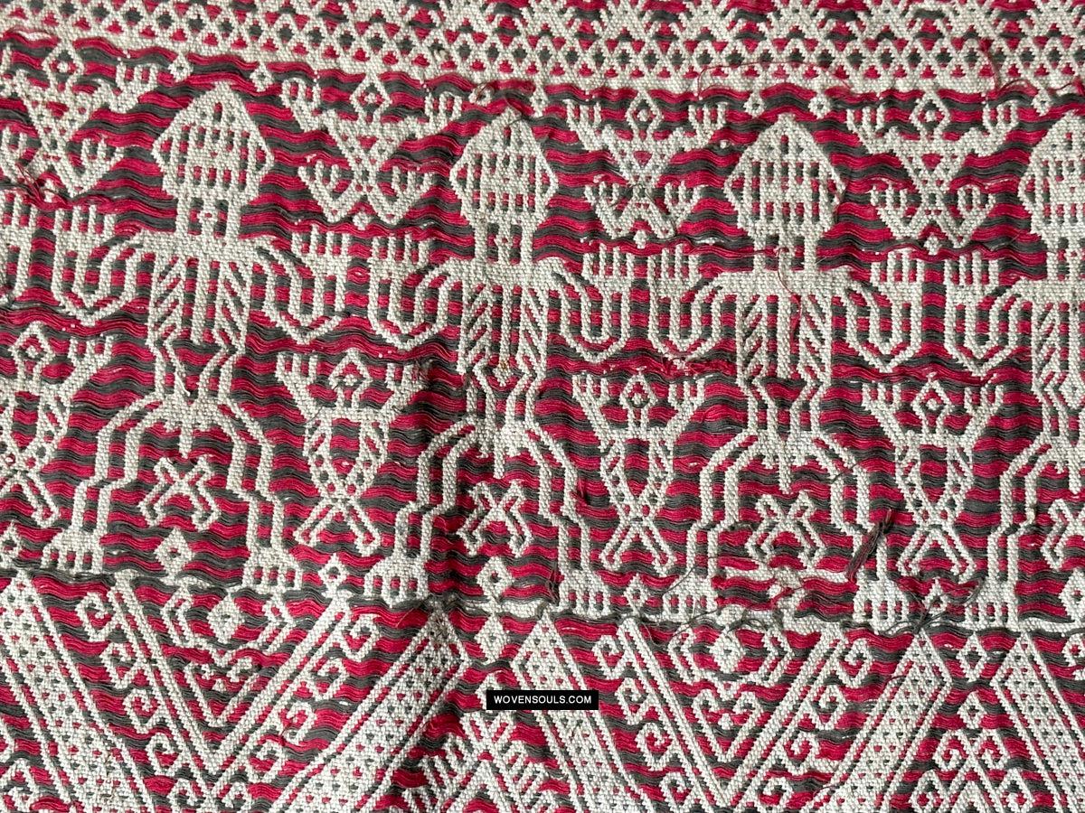 1810 Antique Dayak Pua Pilih Kantuk Textile Borneo-WOVENSOULS Antique Textiles &amp; Art Gallery