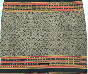 1811 Antique Iban Wedding Skirt Beaded Band Benang Perak-WOVENSOULS Antique Textiles &amp; Art Gallery