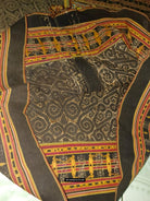 1811 Antique Iban Wedding Skirt Beaded Band Benang Perak-WOVENSOULS Antique Textiles &amp; Art Gallery