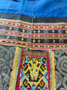 1811 Antique Iban Wedding Skirt Beaded Band Benang Perak-WOVENSOULS Antique Textiles &amp; Art Gallery