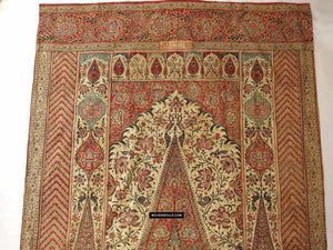 1812 Antique Palampore Kalamkari - Signed - WOVENSOULS Antique Vintage Art Interior Decor