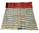 1815 Rare Antique Tibetan Textile Tahden or Pangden with Pattu and Stamp Dye