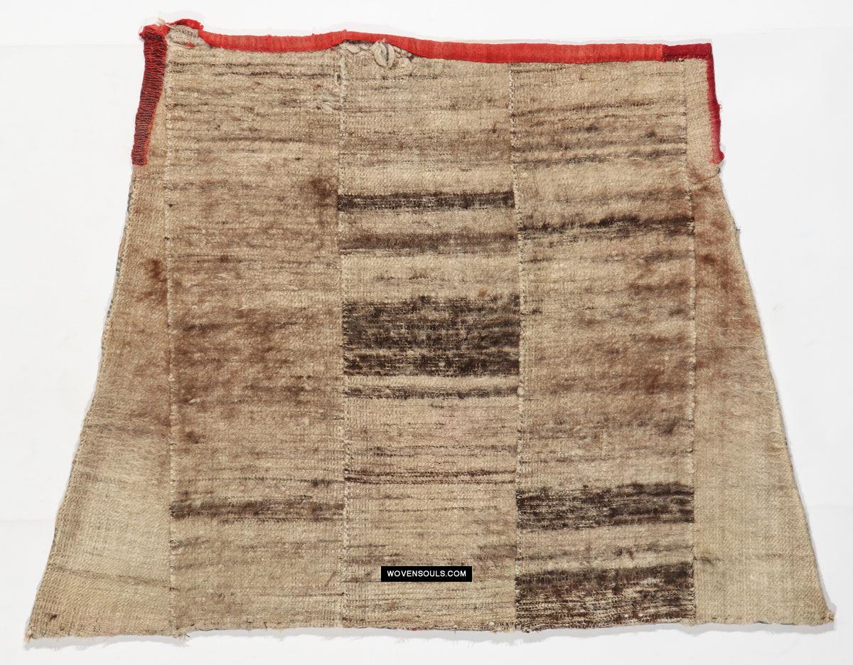 1815珍しいアンティークのチベット繊維ターデンまたはパントゥと 