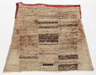 1815 Rare Antique Tibetan Textile Tahden or Pangden with Pattu and Stamp Dye