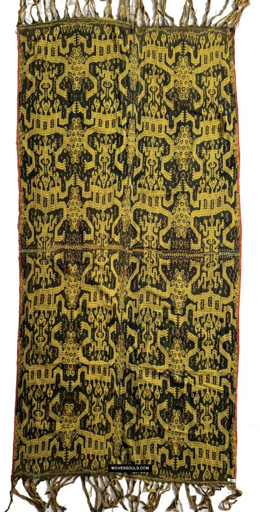 1818 Antique Figurative Ikat - Atoni Timor