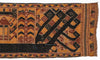 1821 Museo raro Calidad antigua Palepai Sumatra Textil con fragmentos de tiras de metal