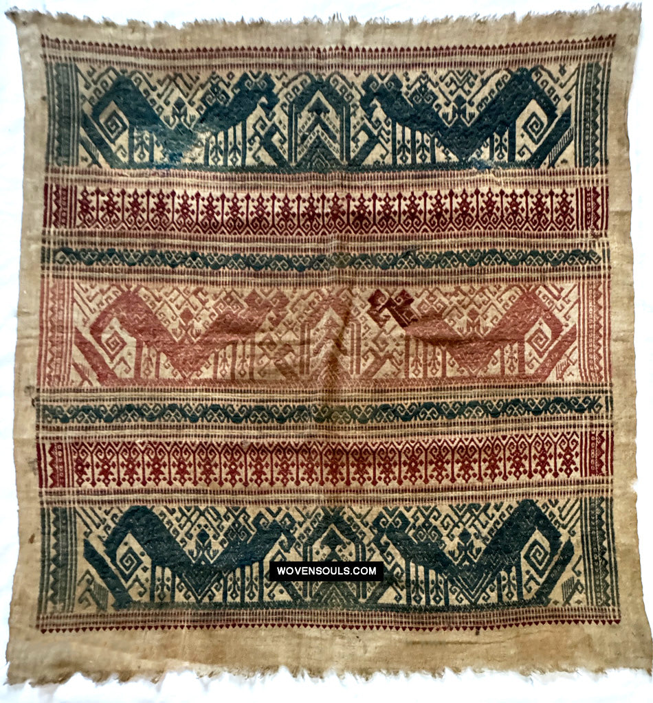 1822 Antique Sumatra Tampan Ship Cloth - Three colors