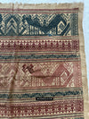 1822 tela de barco antiguo Sumatra Tampan - Tres colores