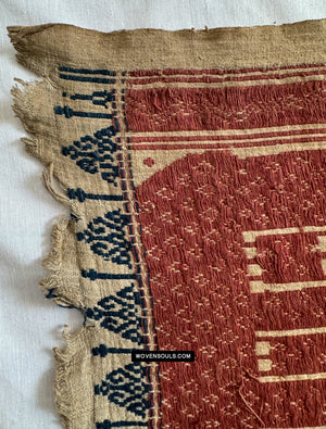 1824 Antique Sumatra Tampan Ship Cloth