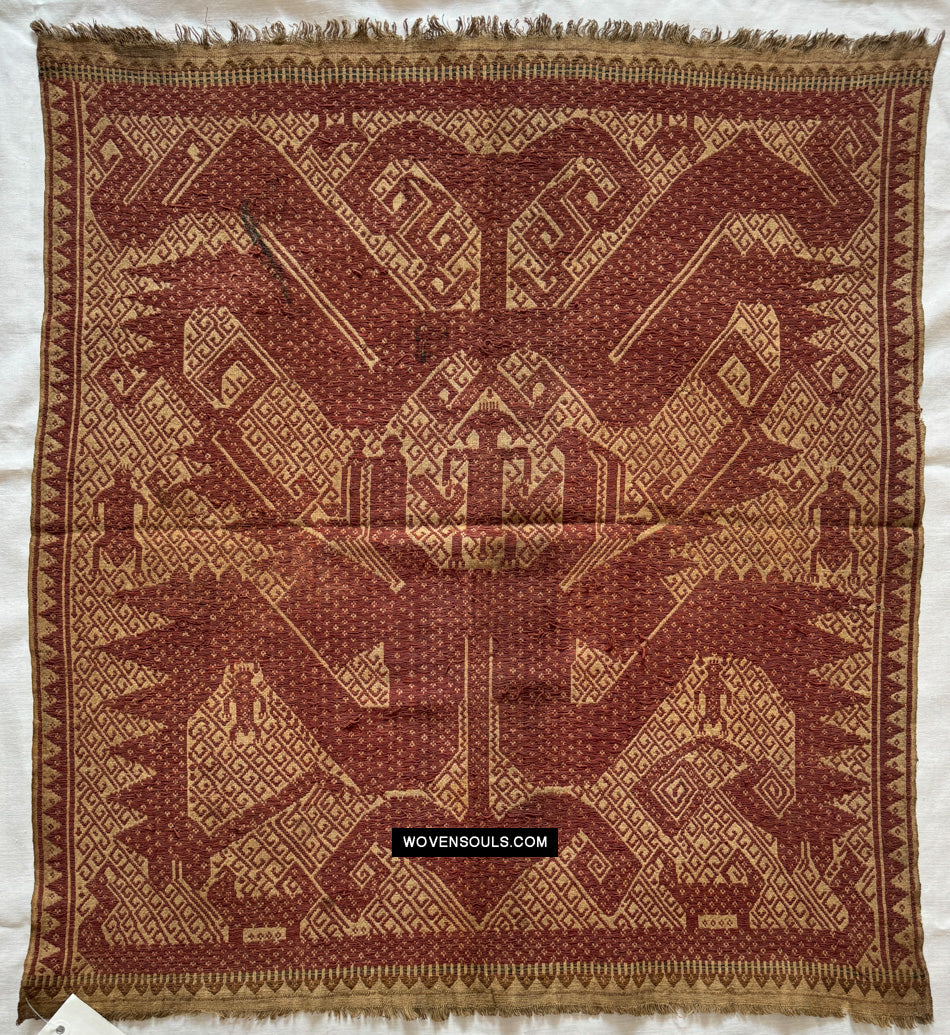 1827 SOLD Antique Sumatra Tampan Ship Cloth