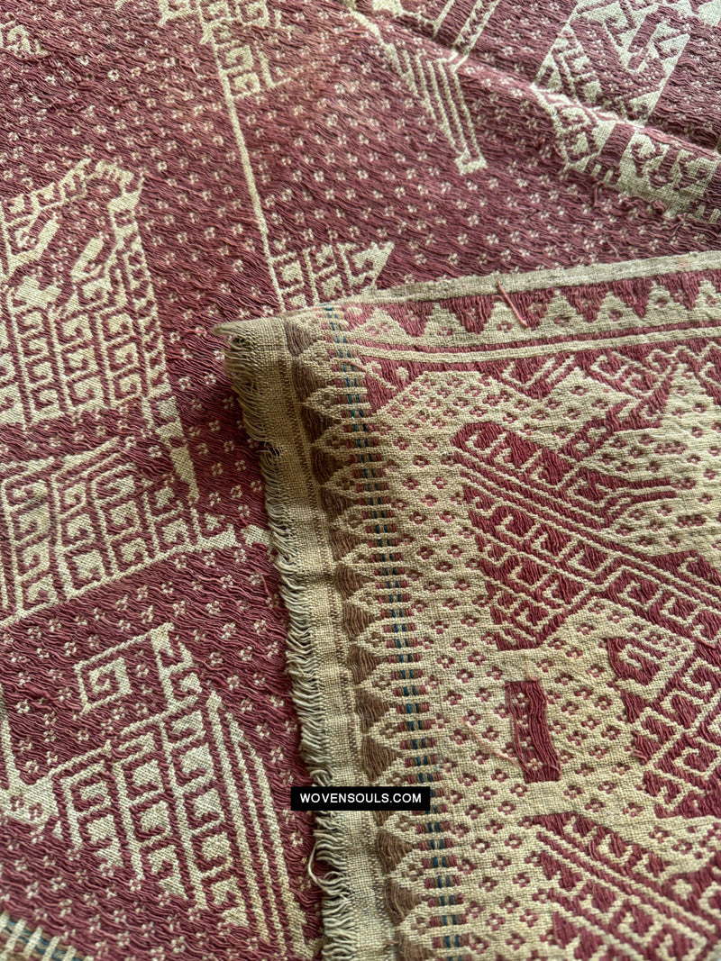 1827 Antique Sumatra Tampan Ship Cloth - WOVENSOULS Antique Textiles ...