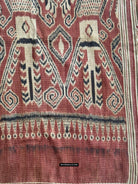 1831 Antique Iban Ceremonial Ikat - Serpent Buah Penyandih Ngelai