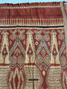 1831 Antique Iban Ceremonial Ikat - Serpent Buah Penyandih Ngelai