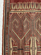 1833 Antique Iban Ceremonial Ikat - Hawk Pattern