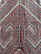 1833 Antique Iban Ceremonial Ikat - Hawk Pattern