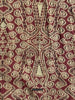 1834 Antique Iban Ceremonial Ikat - Superb Vine Pattern + Rings