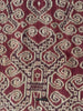 1834 Antique Iban Ceremonial Ikat - Superb Vine Pattern + Rings