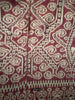 1834 Antique Iban Ceremonial Ikat - Superb Vine Pattern + Rings