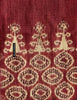 1834 Antique Iban Ceremonial Ikat - Superb Vine Pattern + Rings