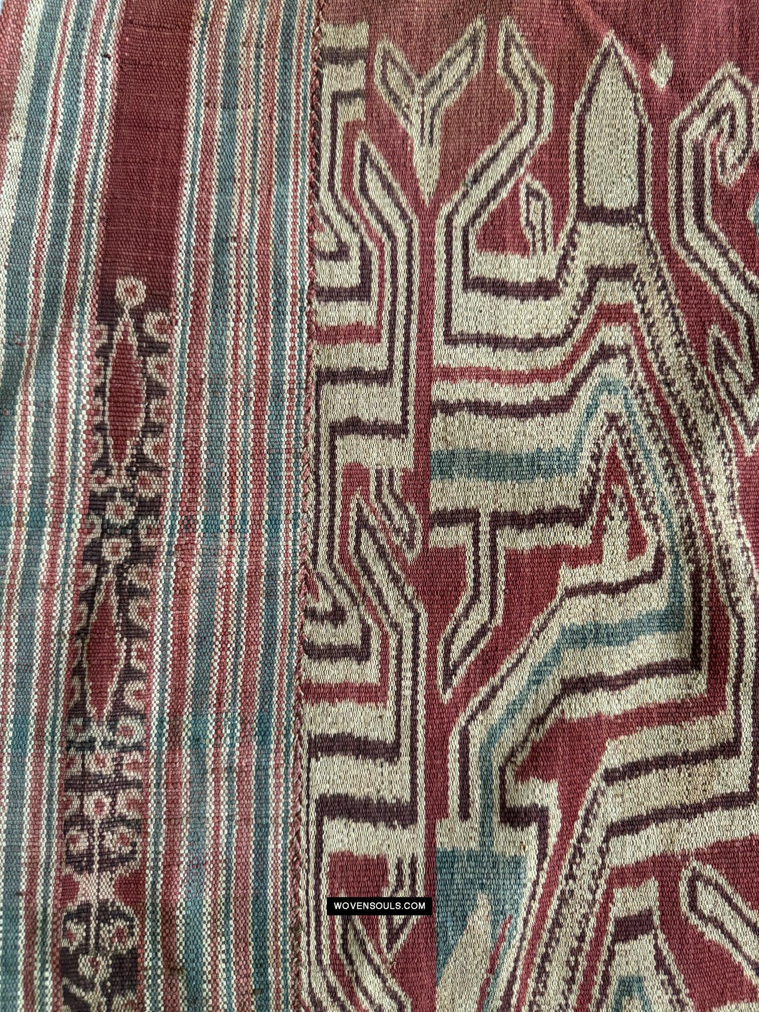 1835 Antique Iban Ceremonial Ikat - Falling Dew