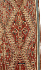 1837 Antique Iban Ceremonial Ikat - Serpent