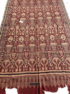 1839 Antique Iban Ceremonial Ikat - Anthropomorphs / Engkaramba