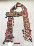 184 Vintage Banjara Tribal Groom's Belt-WOVENSOULS-Antique-Vintage-Textiles-Art-Decor