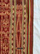 1842 Antique Iban Ceremonial Ikat - Anthropomorphic