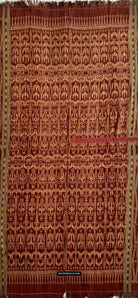 1842 Antique Iban Ceremonial Ikat - Anthropomorphic