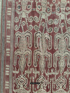 1844 Antique Iban Ceremonial Ikat - Spirit-Figures / Anthropomorhs / Engkaramba