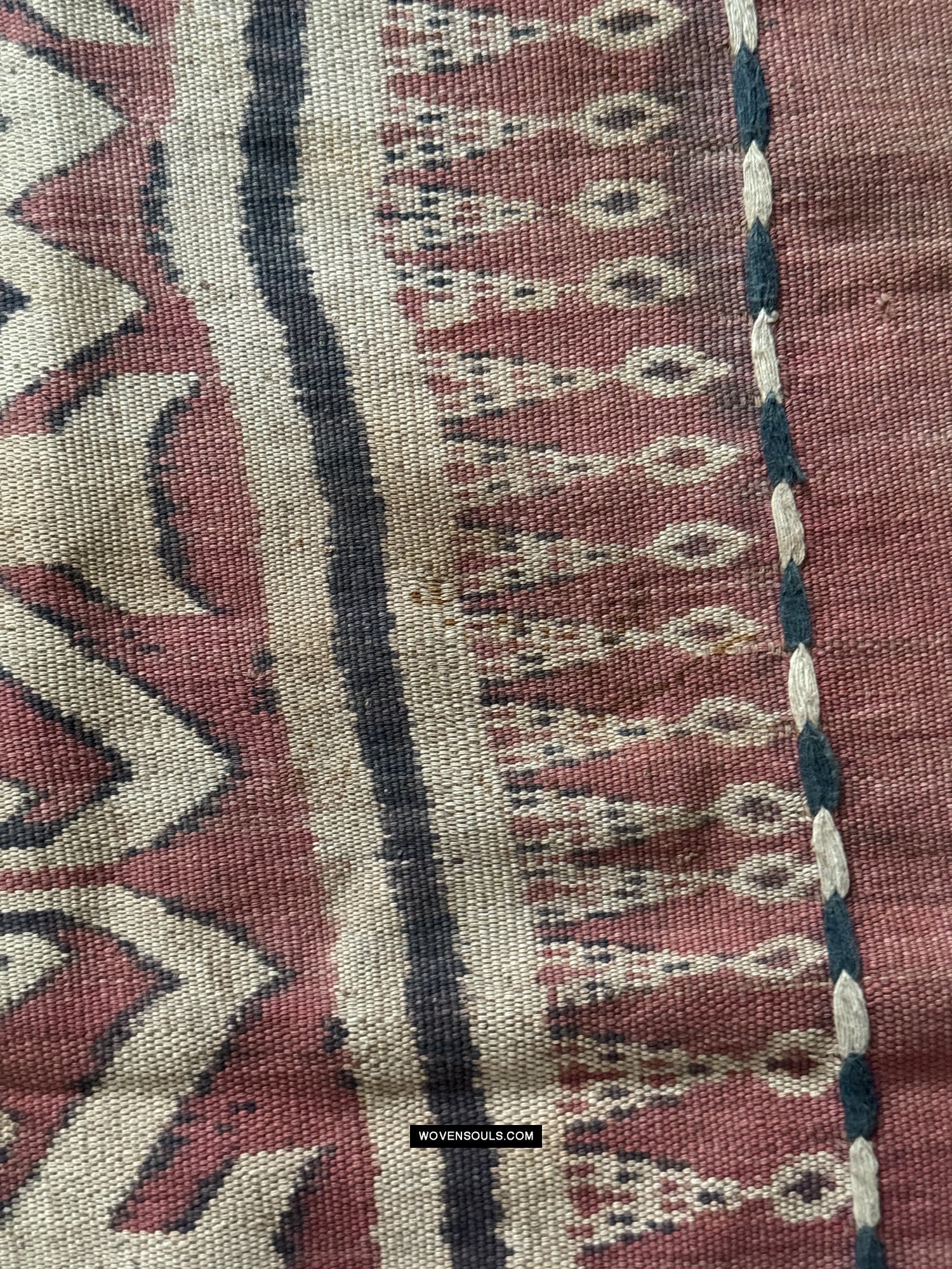 1845 Antique Iban Ceremonial Ikat - Shield pattern