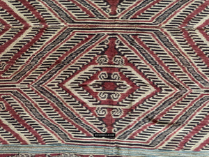 1849 Antique Iban Ceremonial Ikat - Fruiting Palm