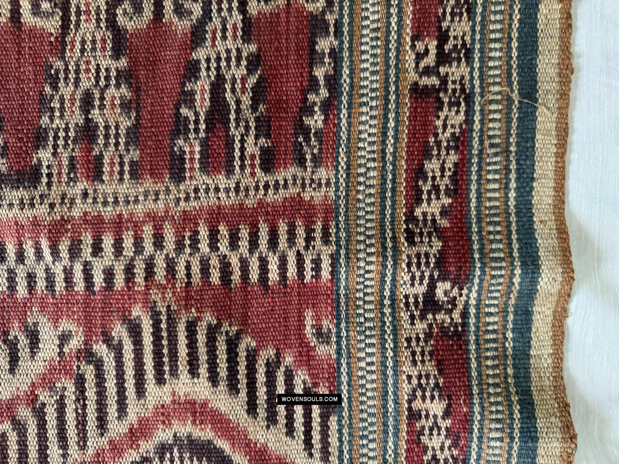 1849 Antique Iban Ceremonial Ikat - Fruiting Palm