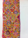 185 SOLD Mochi Pallo Embroidery Panel for Stole-WOVENSOULS-Antique-Vintage-Textiles-Art-Decor