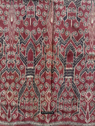 1850 Antique Iban Ceremonial Ikat - Vines + Firefly pattern