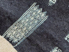 1851 Vintage Indigo Mahmoudi Bakhnoug Shawl - Textile Art