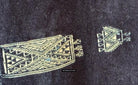 1851 Vintage Indigo Mahmoudi Bakhnoug Shawl - Textile Art