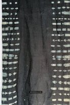 1851 Vintage Indigo Mahmoudi Bakhnoug Shawl - Textile Art