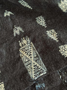 1851 Vintage Indigo Mahmoudi Bakhnoug Shawl - Textile Art