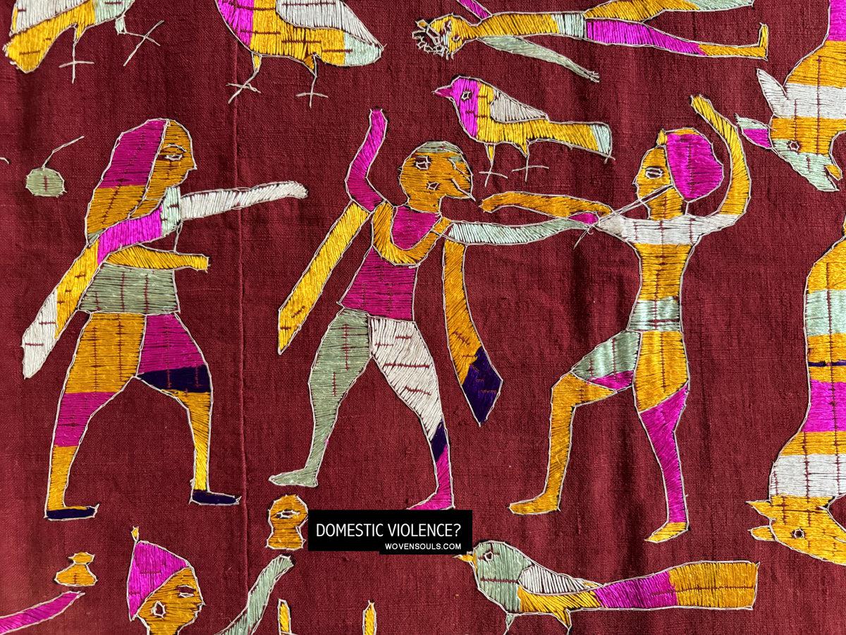 1853 Antique Sainchi Phulkari