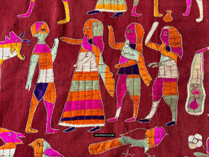 1853 SOLD Antique Sainchi Phulkari - WOVENSOULS Antique Textiles 