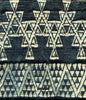 1854 Antique Indigo Bakhnoug Shawl - Tunisian Textile Art