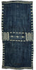 1854 Antique Indigo Bakhnoug Shawl - Tunisian Textile Art