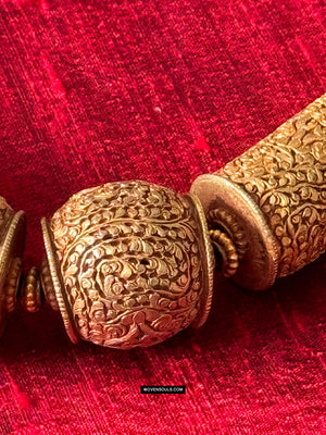 1859 vieux collier tibétain himalayen